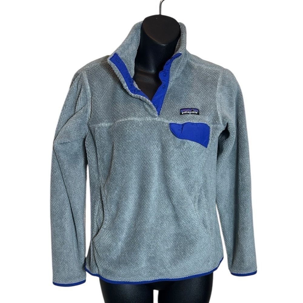 Patagonia women’s small re-tool snap T pullover fleece sweater soft cozy
